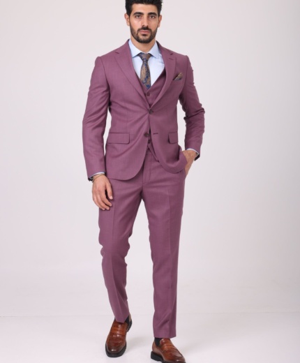 Elegant Dusty Mauve Men's Suit