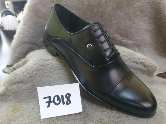 Men’s Formal Cap-Toe Shoe – Black